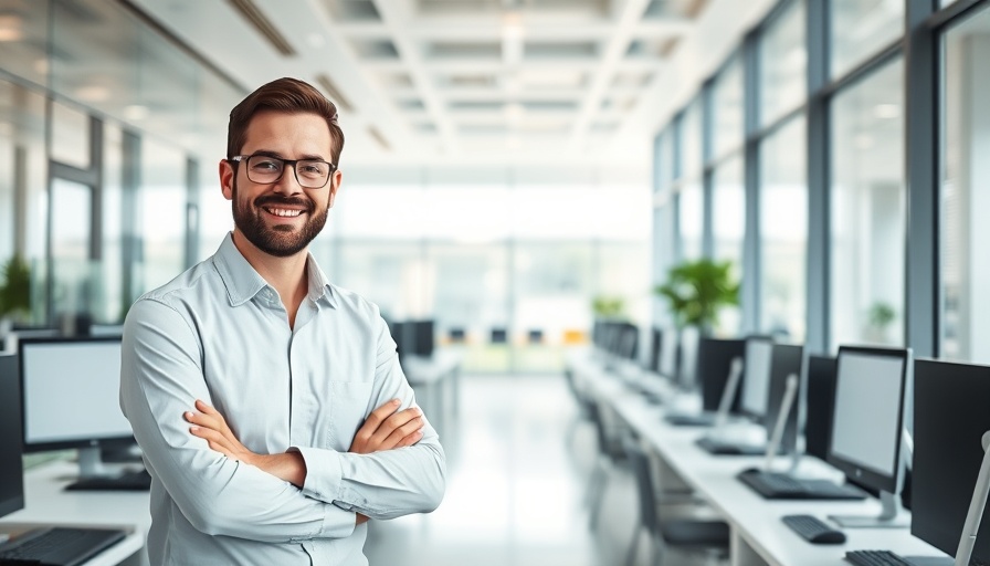 Generative AI professionals in modern office environment.