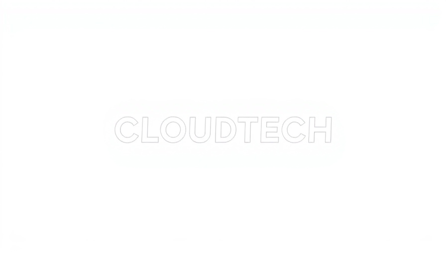 CLOUDTECH logo in blue and grey, Japan AI branding.