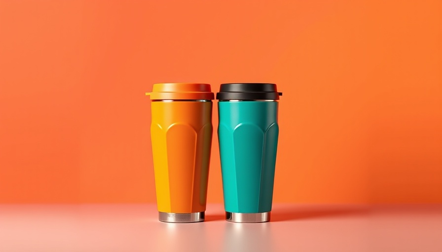 Elegant travel mugs with gradient background, travel mugs collection