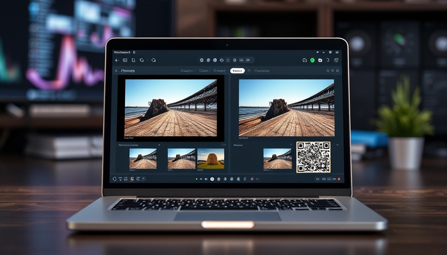 Digital content protection software interface on laptop screen.