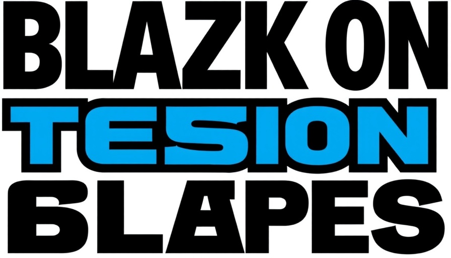Stylized news logo in black and blue.