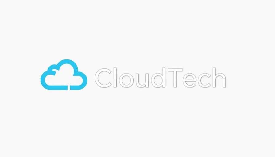 CloudTech logo with modern design and colors, generative AI