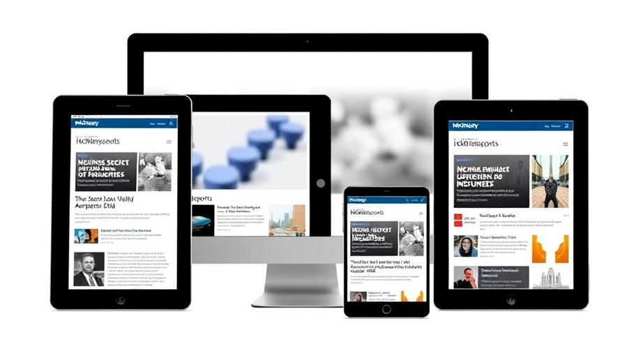 McKinsey Insights on tablet and phone, showcasing wellness trends articles.