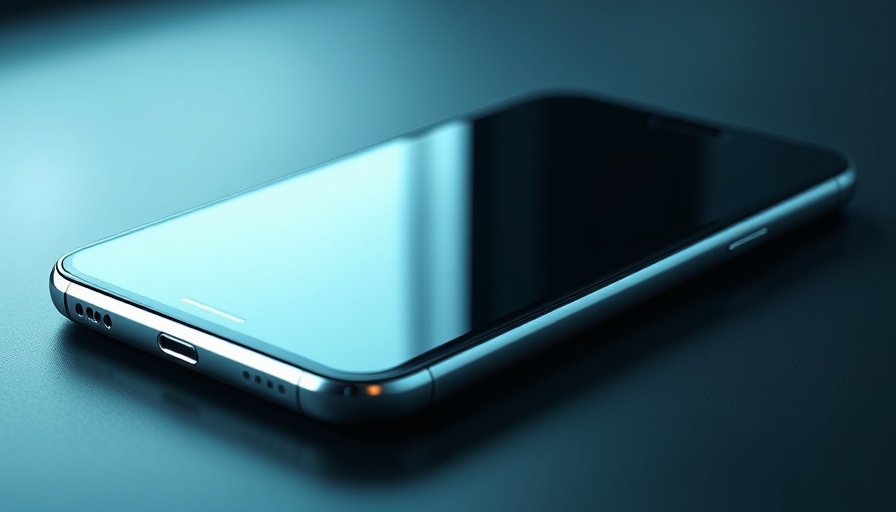 Sleek iPhone 16 Pro with edge-to-edge display.