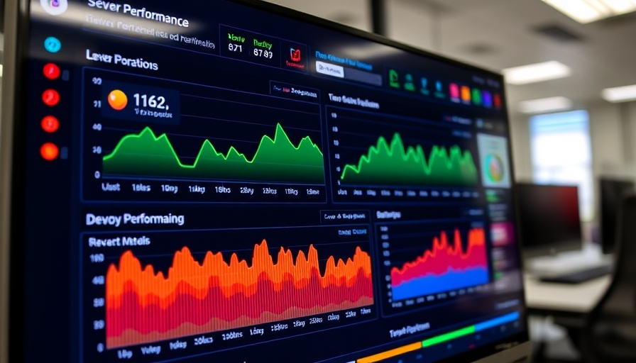 Dashboard for DevOps monitoring with performance metrics and graphs.