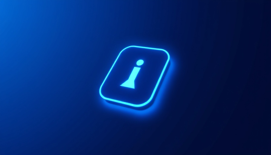 Minimalist terminal icon symbolizing application performance on blue gradient