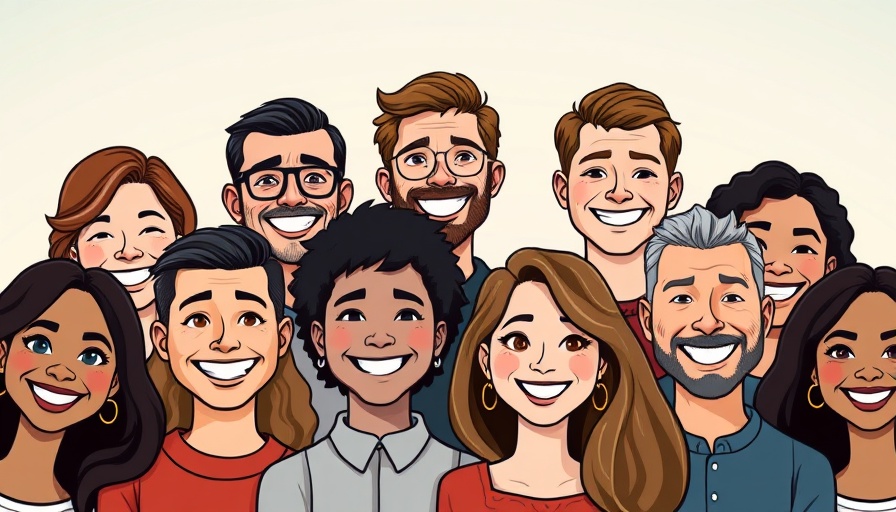 Stylized portrait illustration of diverse professionals in cartoon style for DNA Storage.