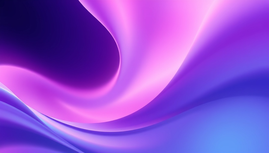 Abstract digital design with gradient hues highlighting AI innovations.