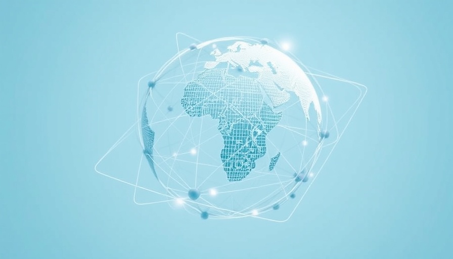 Futuristic globe illustrating global economy trends with graph