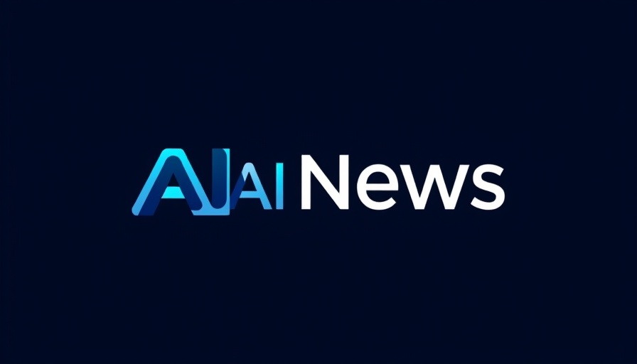 Modern AI NEWS logo design, clear text on gradient background for AI Spending.