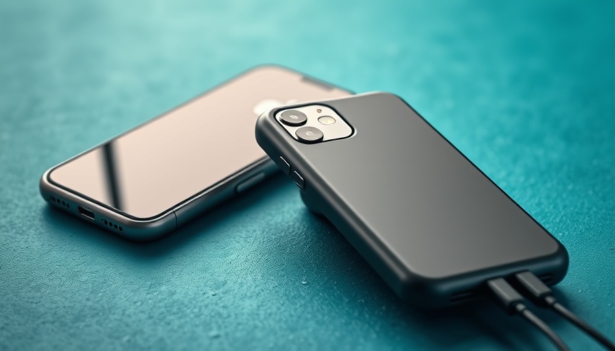 Modern MagSafe accessories displayed over textured teal background.