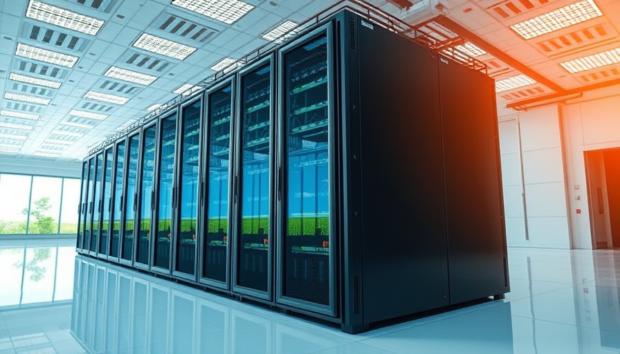 HPE El Capitan supercomputer in a high-tech data center.
