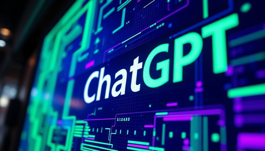 AI investments in ChatGPT optimization displayed on a screen.