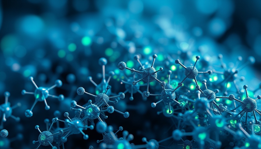 Futuristic AI nanomaterials in a digital environment