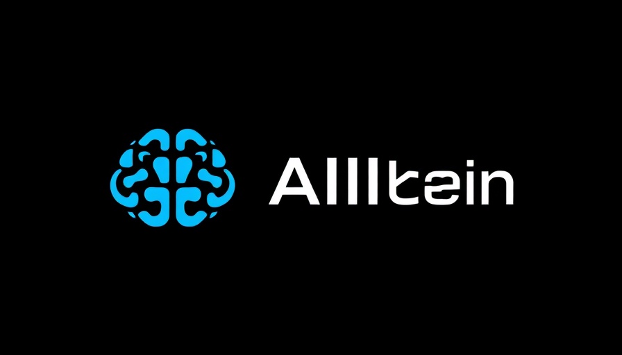 AI policies marketing logo with stylized brain and digital elements