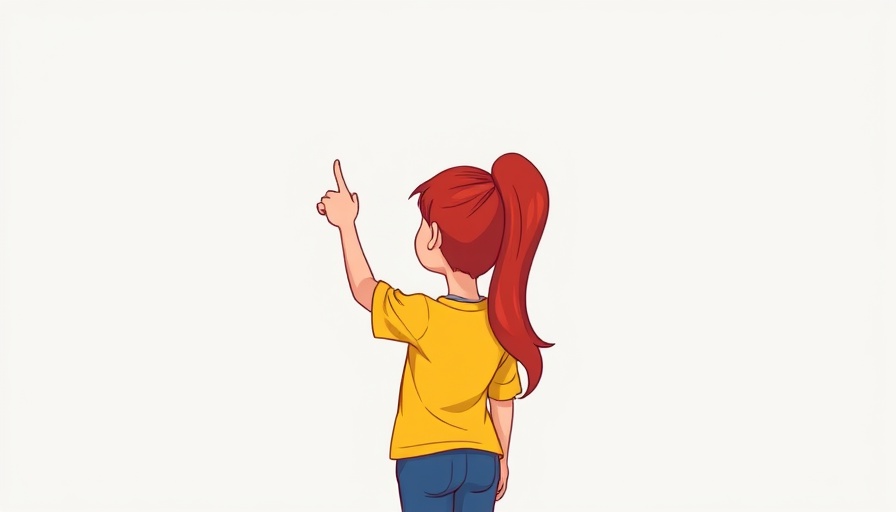 Minimalistic illustration of a person pointing, Machine Learning