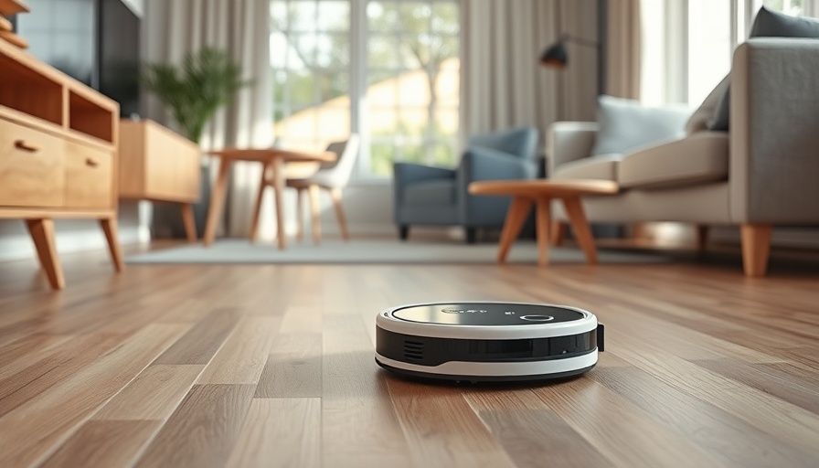 Robot vacuum deals: efficient robot cleaning a modern floor.