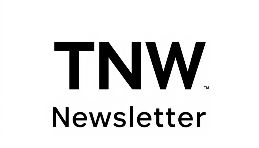 Minimalist TNW newsletter logo with bold text