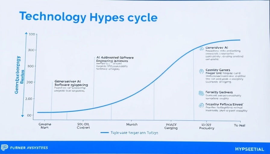 Graph of digital marketing trends with technology cycle.