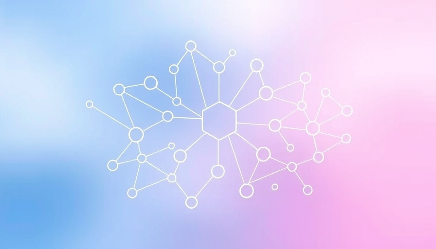 Abstract neural network design on gradient background symbolizing AI Global Search