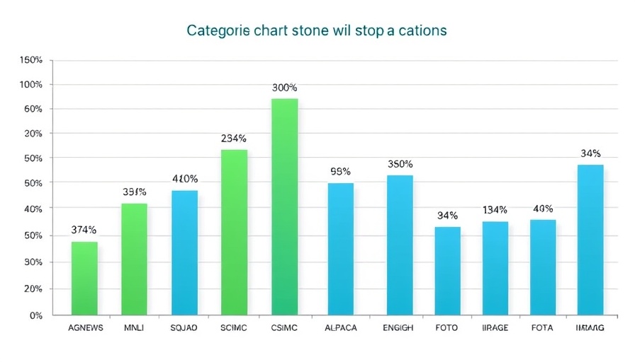 Synthetic data bar chart comparison with percentage values.