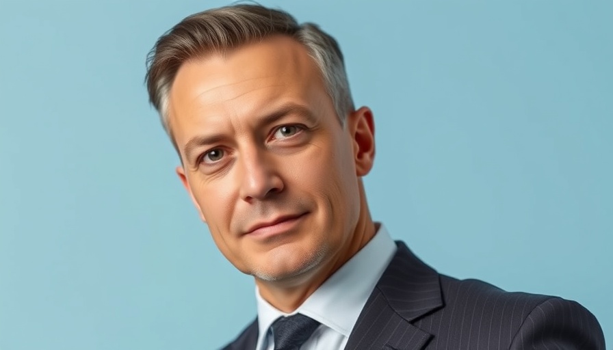 Distinguished business gentleman portrait for Insurance Innovation