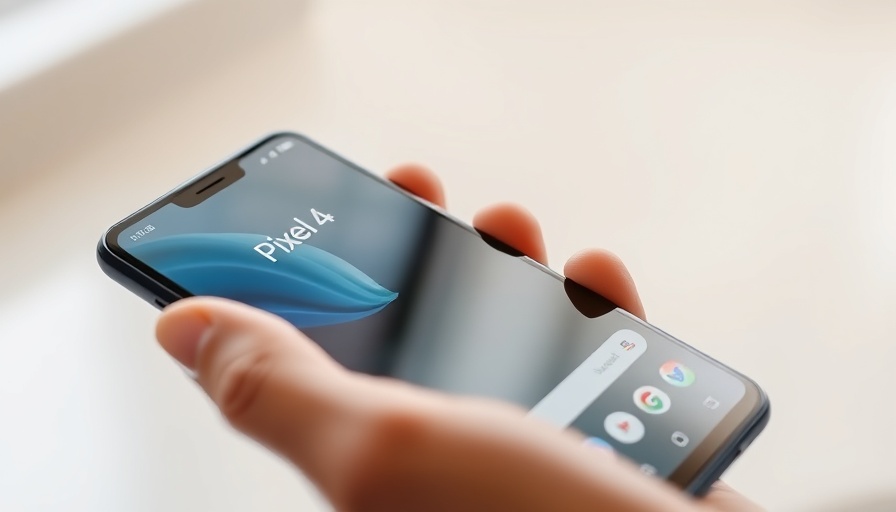Close-up of smartphone highlighting AI security features