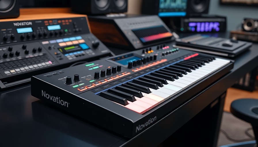Novation Launchkey MK4 in professional studio setup.