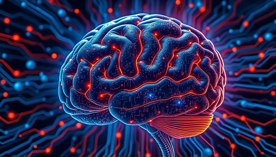 Futuristic digital brain with circuits, representing Retrieval Augmented Generation.