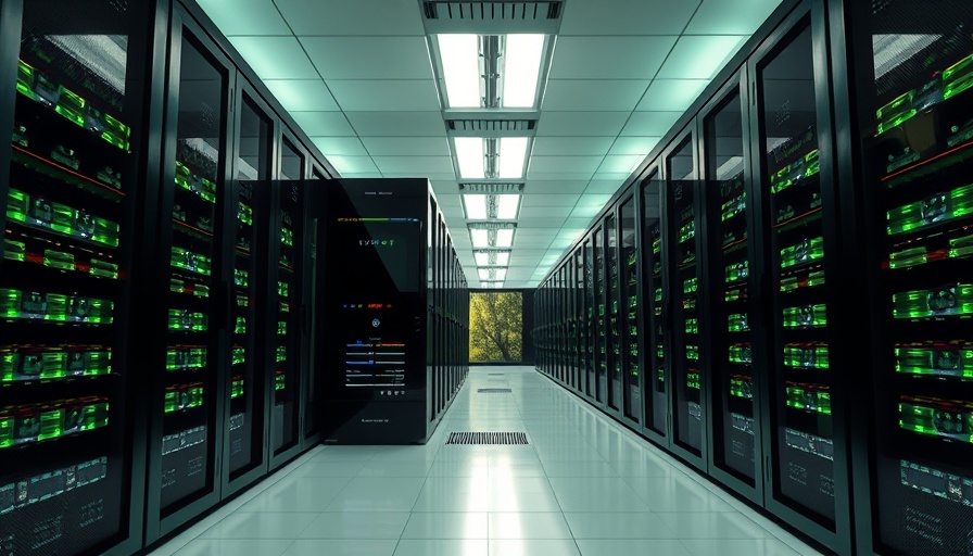 El Capitan Supercomputer in a high-tech facility with vivid imagery.