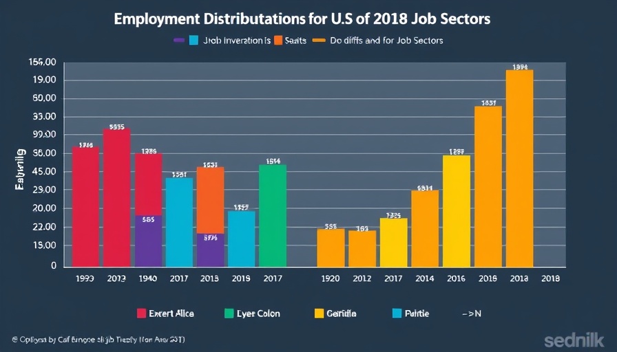 AI and workforce: U.S. job distribution chart from 1940 to 2018