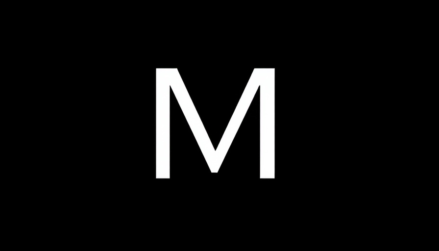 Bold letter M on black background representing Graph AI