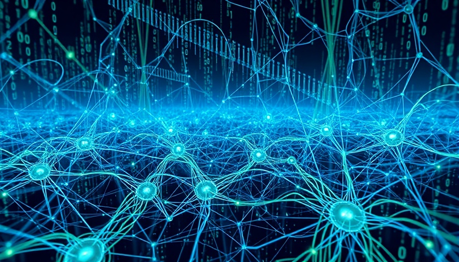 Abstract AI generalization concept with neural networks.