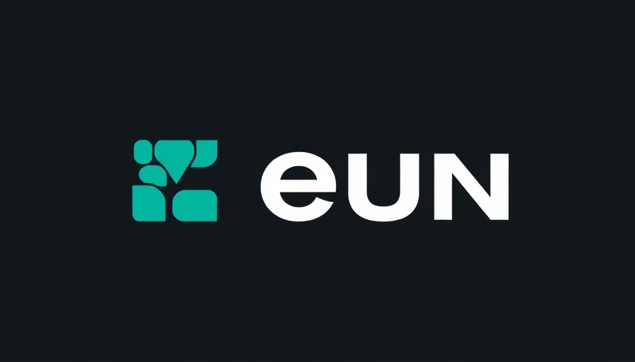 Minimalist logo with 'The Download', teal shapes on black background.