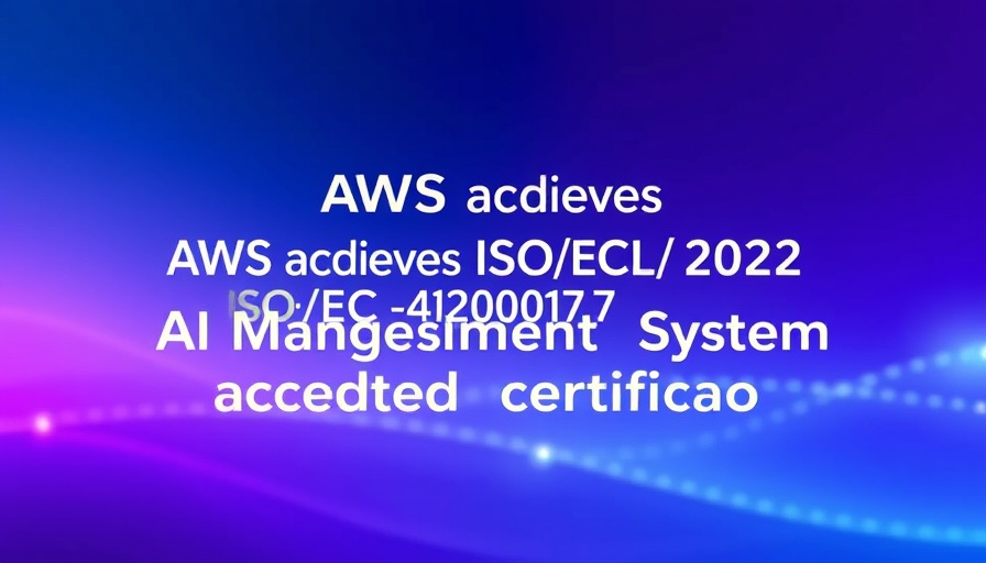 AWS achieves ISO/IEC 42001:2023 AI Management Certification announcement