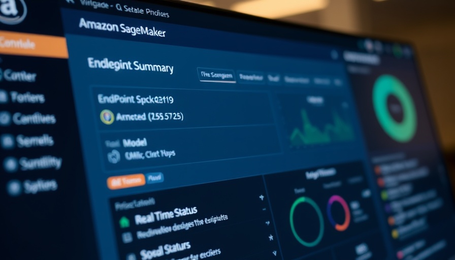Amazon SageMaker console showing Medical AI endpoint summary details.
