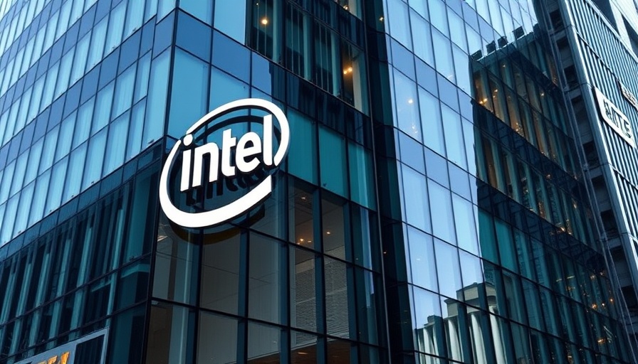 Intel building exterior highlighting CHIPS Act funding impact.