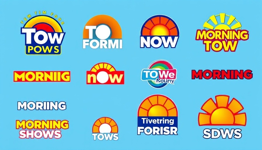 Popular morning show logos highlighting morning news ratings.