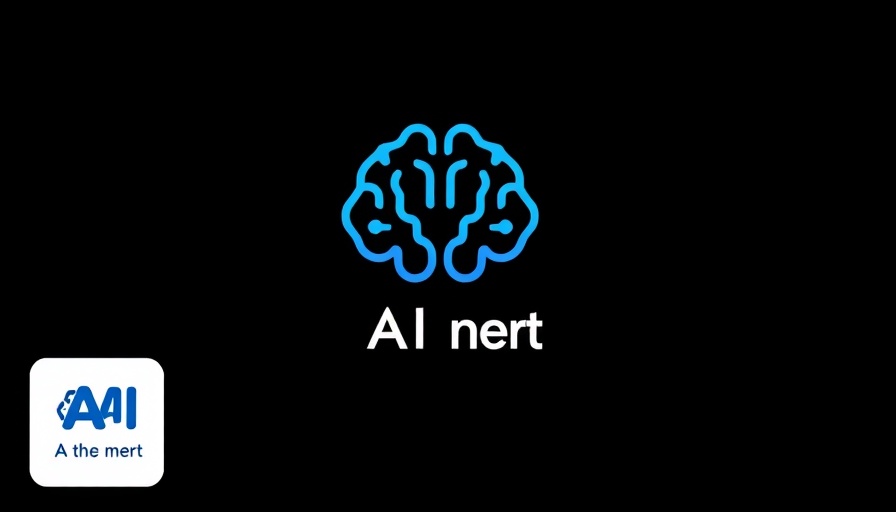 AI development costs logo with brain and text design