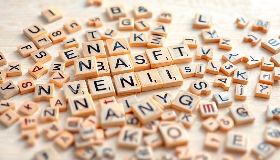 Scattered wooden letter tiles, representing ChatGPT business strategy.