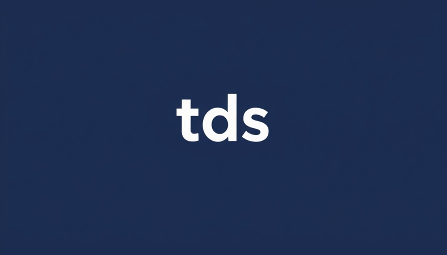 Minimalistic 'tds' design on blue background, Tablib Python