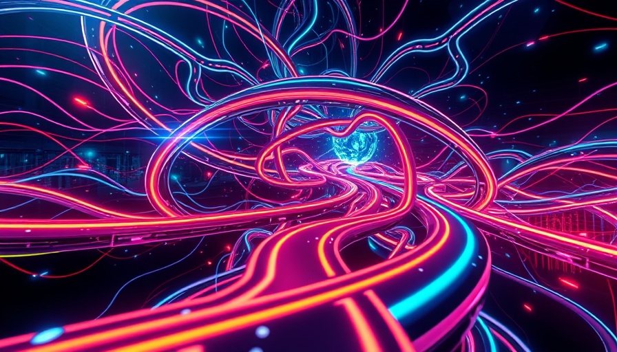 Abstract concept of explanatory virtues with vibrant pathways.