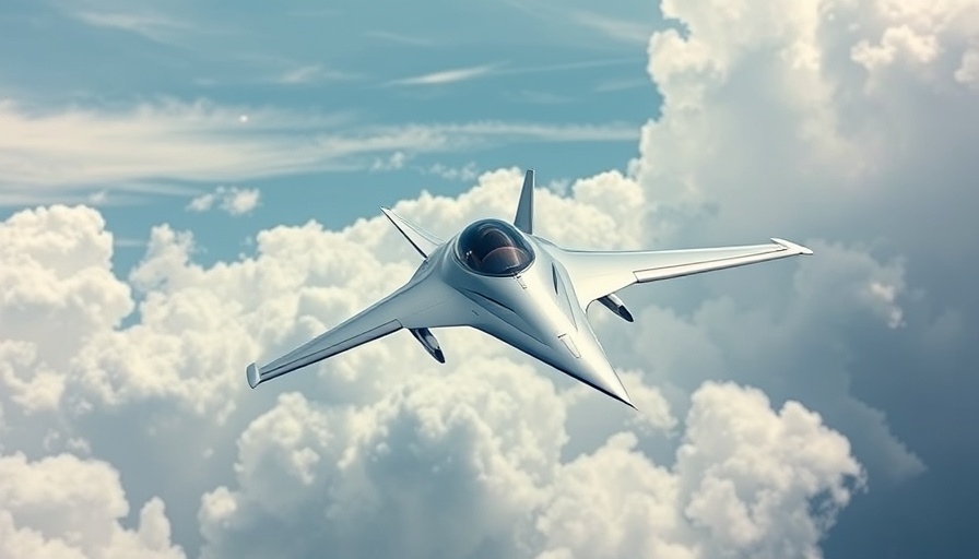 Futuristic aircraft showcasing Vertical Aerospace in flight.