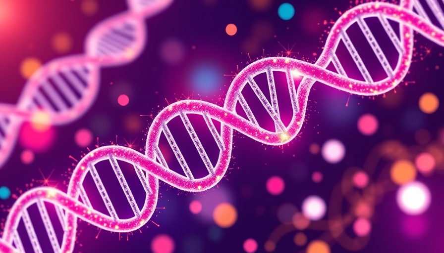 Podcast cover with DNA data storage theme and science visuals