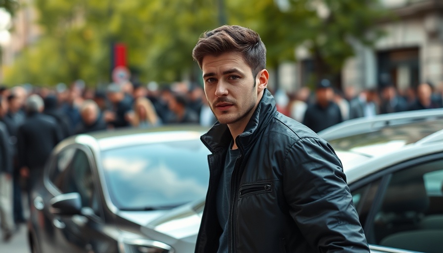 Man outdoors near car related to xAI app