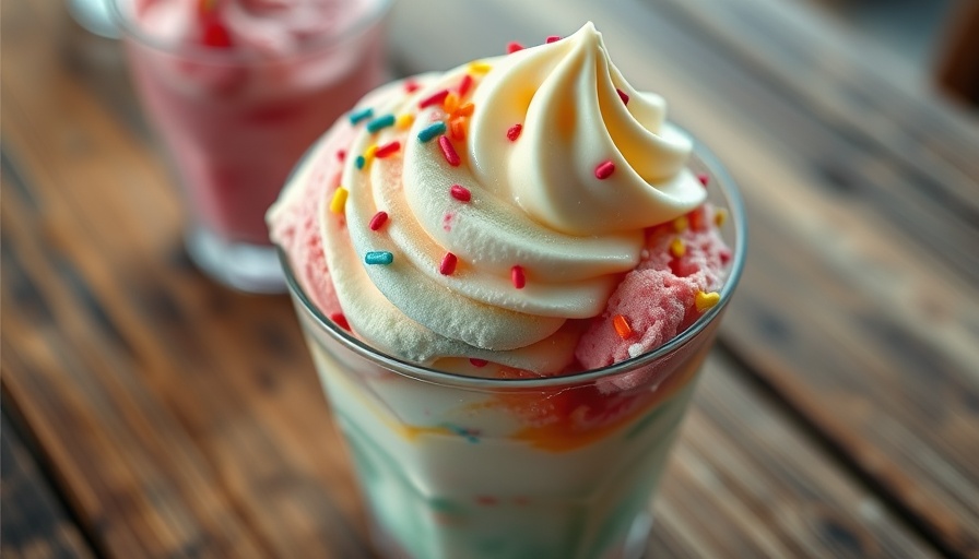 Colorful ice cream with sprinkles in Niantic, a tempting attraction.