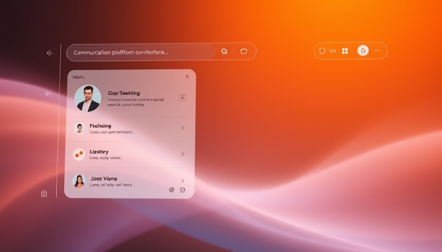 Modern communication platform interface by UCaaS providers.