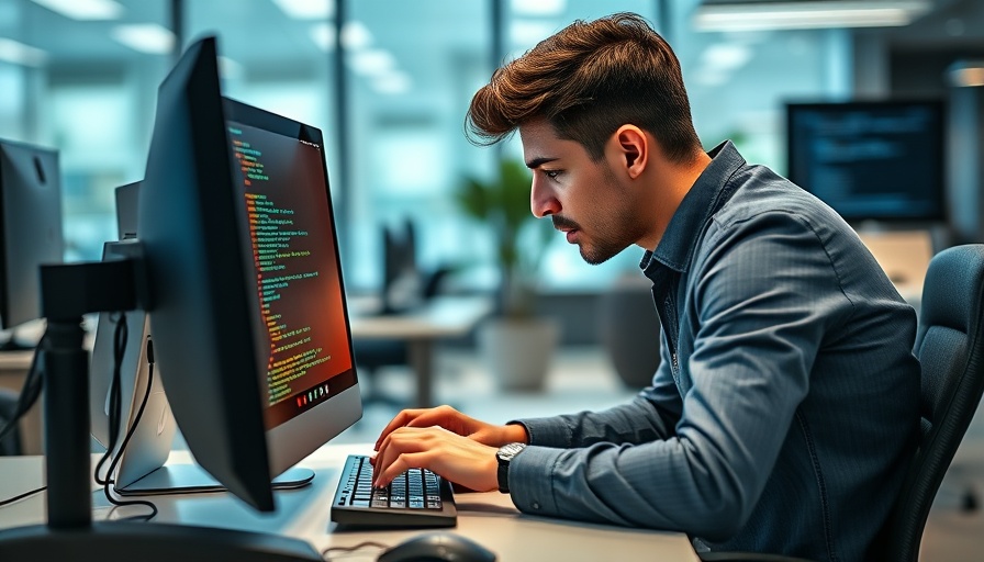 Person demonstrating ChatGPT coding skills at computer