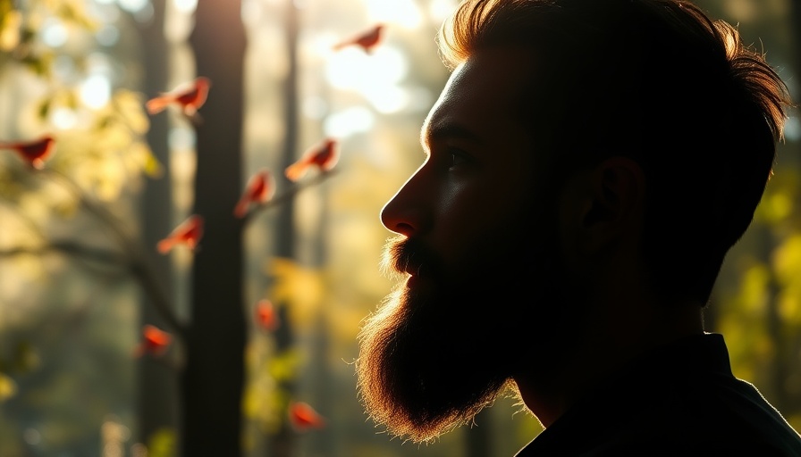 Opioid Recovery Success visualized through serene forest silhouette.