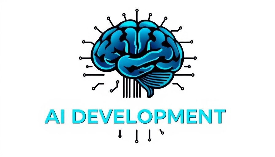 AI Development logo with brain and digital circuit design
